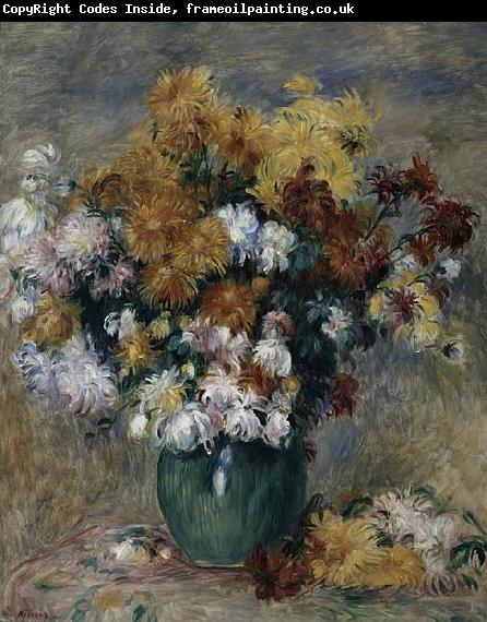 Pierre-Auguste Renoir Bouquet of Chrysanthemums